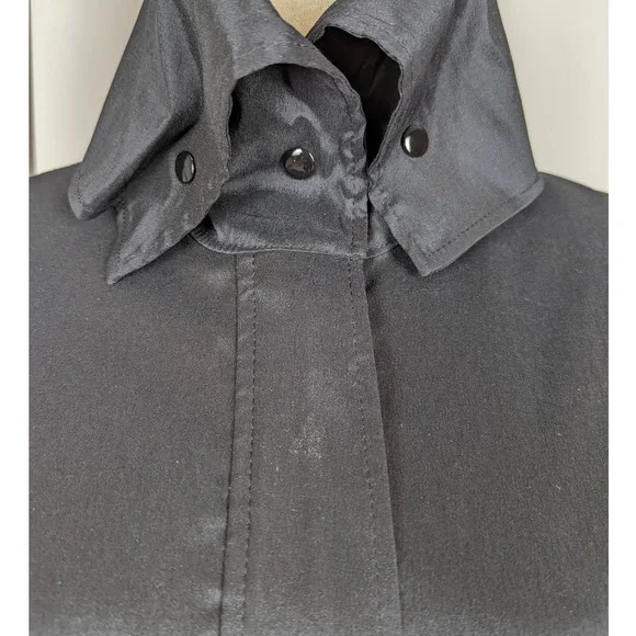 Joseph Ribkoff Black Trench Coat - Picture 10 of 16